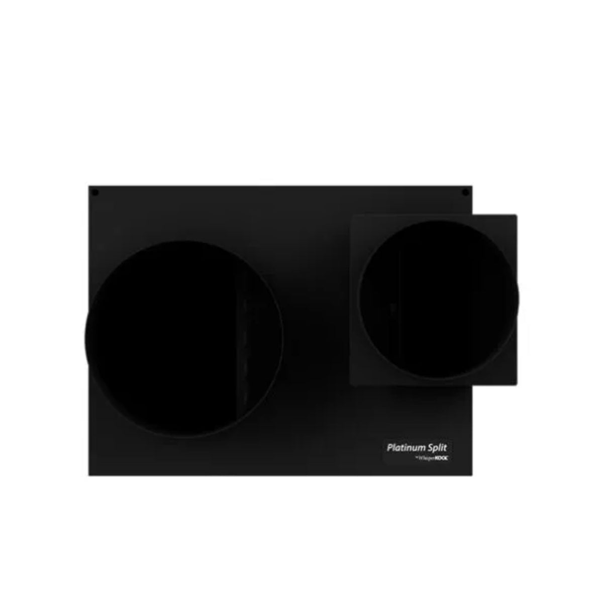 WhisperKOOL Platinum Split 8000 Ducted Wine Cooling System - Front View of the System Studio Image