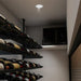 WhisperKOOL Platinum Split 8000 Wall Mounted Wine Cooling System - Showing the wall Mounted Cooling System from the Inside