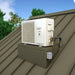 WhisperKOOL Quantum 9000 Split Ducted Wine Cooling System - 220 Volt Condenser Mounted on top of the House