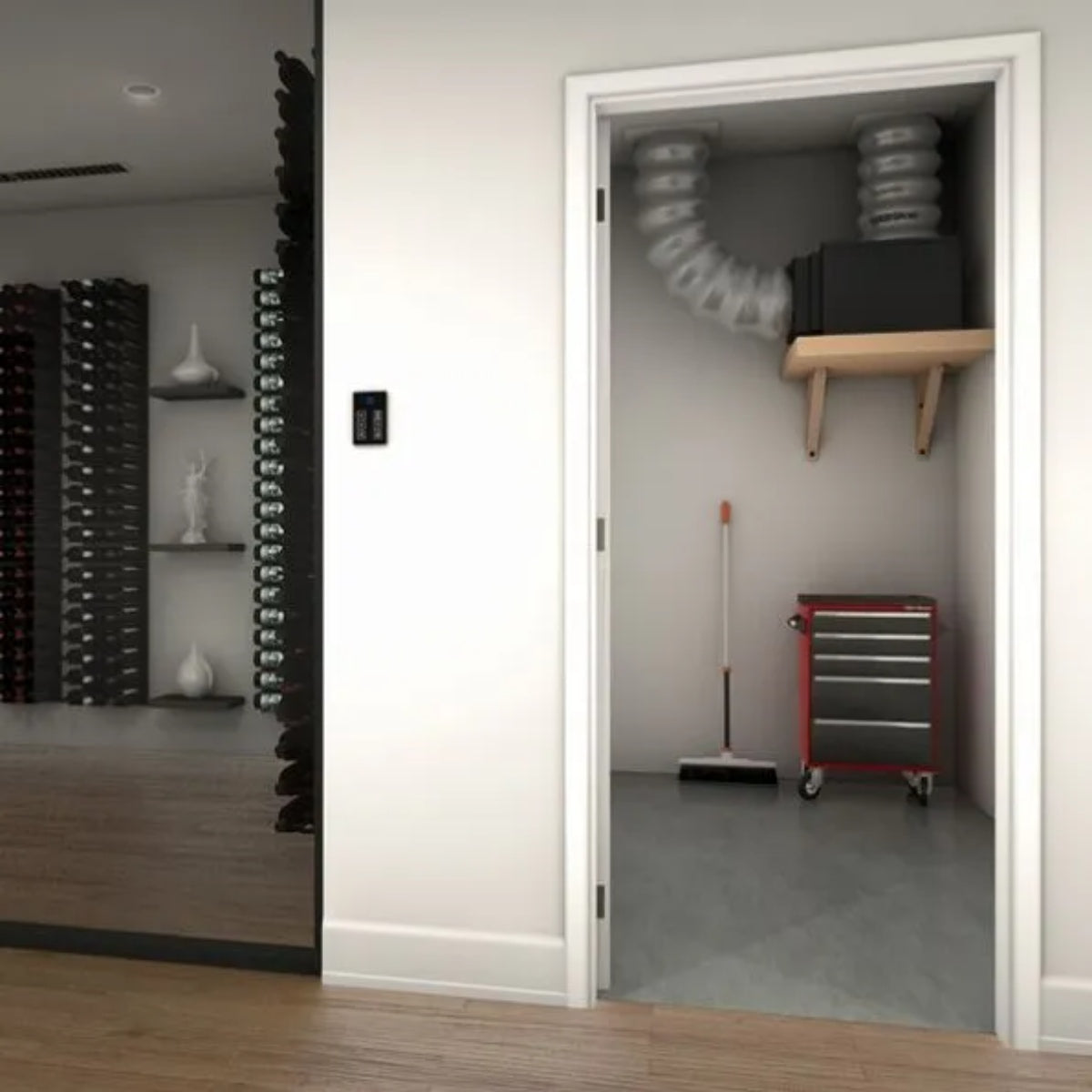 WhisperKOOL Quantum 9000 Split Ducted Wine Cooling System - Quantum Lifestyle