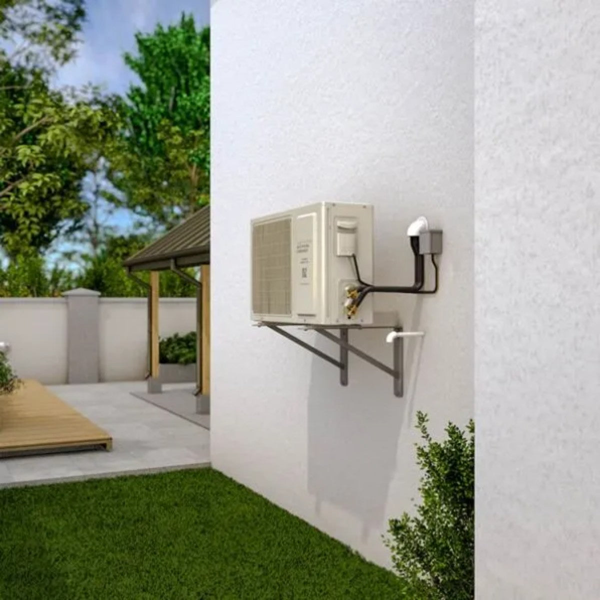 WhisperKOOL Quantum Twin 18000 Split Ducted Wine Cooling System - 220V HE Condenser Installed Outside