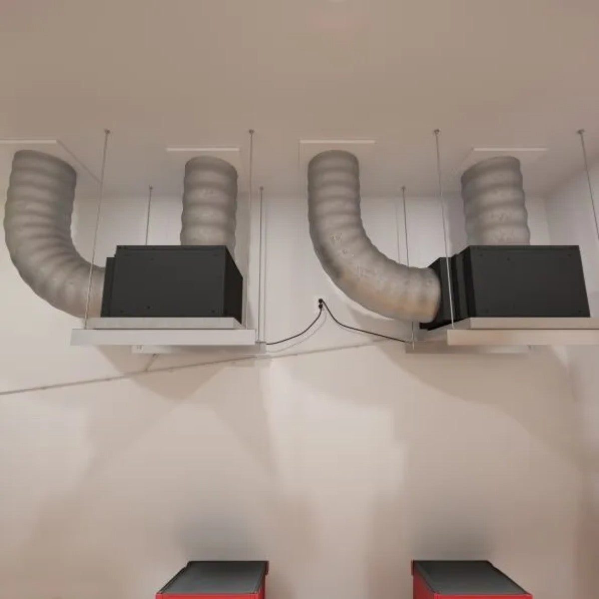 WhisperKOOL Quantum Twin 18000 Split Ducted Wine Cooling System - Twin System Installed