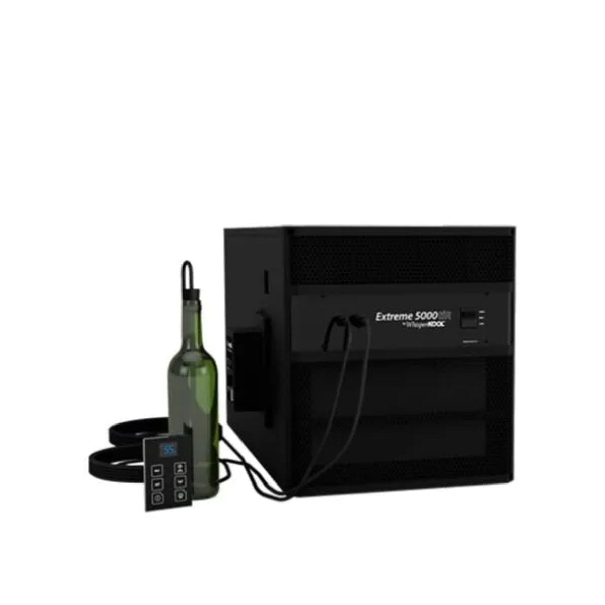 WhisperKOOL Through The Wall Extreme 5000 TiR - Front View of the System with UV Lighting
