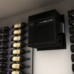 WhisperKOOL Through The Wall SC PRO 4000 Wine Cellar Cooling System - Close up view of the System Inside the Room