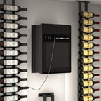 WhisperKOOL Through The Wall SC PRO 8000 Wine Cellar Cooling System - Close up view of the System Inside the Room