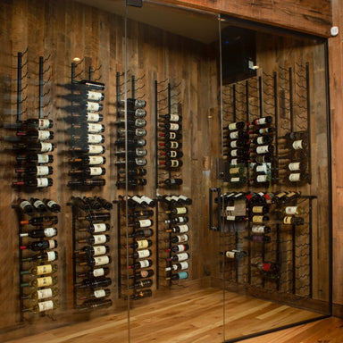 WhisperKOOL Through The Wall SC PRO 8000 Wine Cellar Cooling System - Wooden Room Cellar with the System