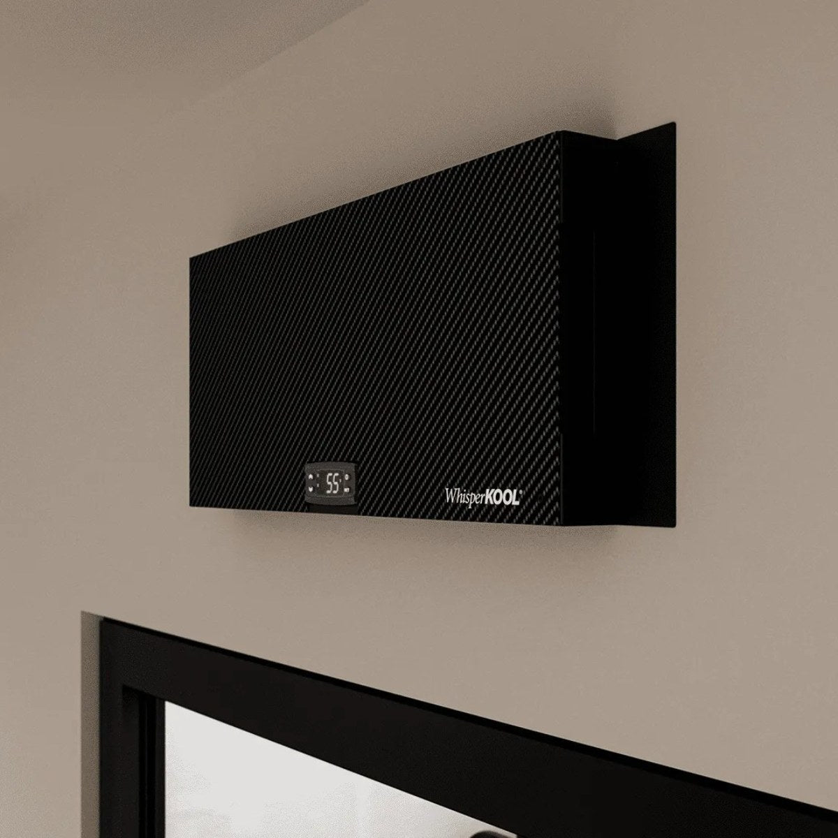 WhisperKOOL Through The Wall Slimline LS Wine Cellar Cooling System - Close up View of the System