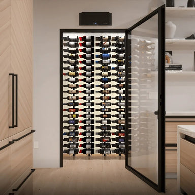 WhisperKOOL Through The Wall Slimline LS Wine Cellar Cooling System - System Installed Under the Wine Storage