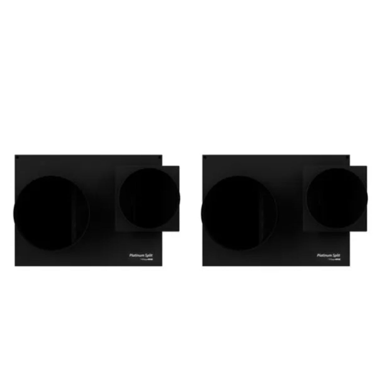 WhisperKOOL Twin Platinum Split 9000 Ducted Wine Cooling System - Front View of the System