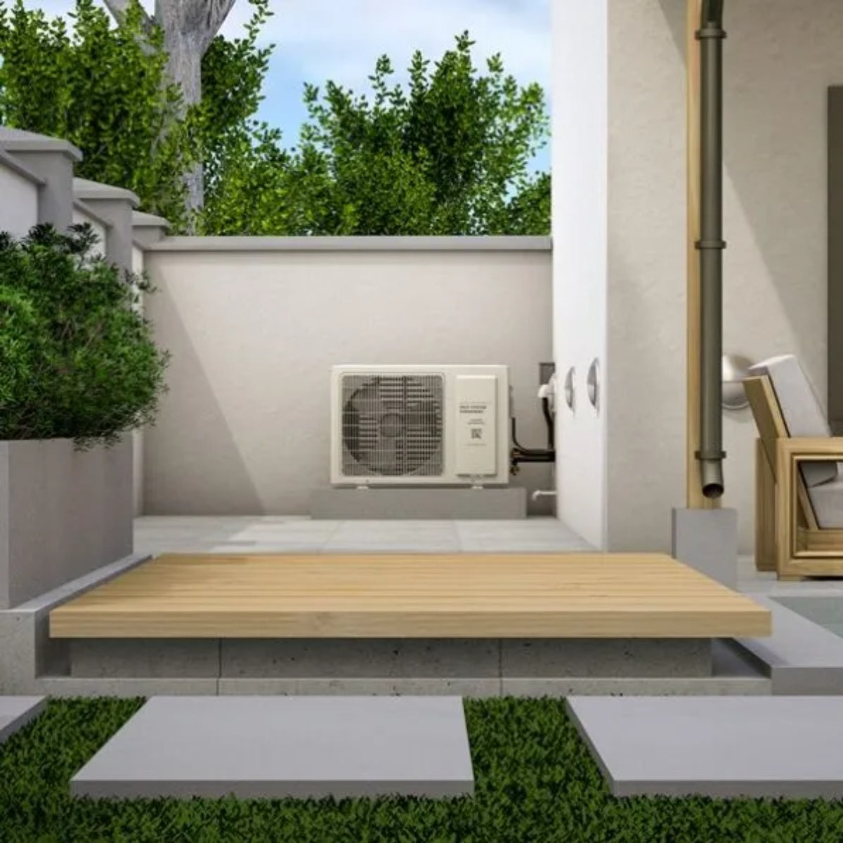 WhisperKOOL Twin Platinum Split 9000 Ducted Wine Cooling System - H.E Condenser Mounted Outside