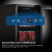 Whynter BBR-801BG 100-Can Built-In Beverage Refrigerator - Adjustable LED Thermostat