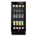 Whynter BBR-801BG 100-Can Built-In Beverage Refrigerator - Front view with sodas and beers inside closed door