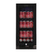 Whynter BBR-801BG 100-Can Built-In Beverage Refrigerator - Front view with sodas inside closed door