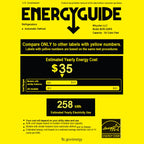 Whynter BOR-326FS Indoor/Outdoor 15 Beverage Refrigerator - Energy Guide Shown