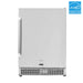 Whynter BOR-53024-SSW 5.3 cu ft Indoor-Outdoor Beverage Fridge -  Front View Closed door 