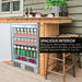 Whynter BOR-53024-SSW 5.3 cu ft Indoor-Outdoor Beverage Fridge - Spacious Interior can store up to 140 cans