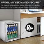 Whynter BR-062WS 68-Can Stainless Steel Beverage Refrigerator - Premium Design and Security