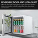 Whynter BR-062WS 68-Can Stainless Steel Beverage Refrigerator - Reversible Door and Ultra Quiet