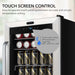 Whynter BR-1211DS 136-Can Stainless Steel Beverage Refrigerator - Touch Screen Control