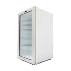 Whynter BR-128WS 17" Freestanding Beverage Refrigerator - Left Side View Studio Image