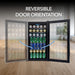 Whynter BR-130SB 127-Can Freestanding Beverage Refrigerator - Reversible Door Orientation