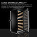 Whynter BWR-0922DZ 92-Bottle Dual-Zone Built-In Wine Refrigerator - Large Storage Capacity
