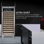 Whynter BWR-1002SD 100-Bottle Single-Zone Built-In Wine Refrigerator - Ultra Quiet Operation