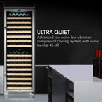 Whynter BWR-1642DZ 164-Bottle Dual-Zone Built-In Wine Refrigerator - Ultra Quiet Operation