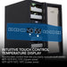 Whynter BWR-171DS 17-Bottle Dual-Zone Built-In Wine Refrigerator - Intuitive Touch Control Temperature Display