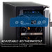 Whynter BWR-18SD 18-Bottle Built-In Wine Refrigerator - adjustable LED thermostat