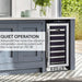 Whynter BWR-33SD 33-Bottle Built-In Wine Refrigerator - quiet operation low noise and low vibration