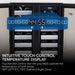 Whynter BWR-401DS 40-Bottle Dual-Zone Built-In Wine Refrigerator - Intuitive Touch Control Temperature Display