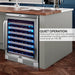 Whynter BWR-545XS 54-Bottle Built-In Wine Refrigerator - Quiet Operation