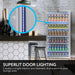 Whynter CBM-815WS 8.1 cu.ft. Commercial Beverage Refrigerator - Superlit Door Lighting