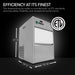 Whynter FIM-450HS 44 lb Freestanding Ice Maker - Efficiency at its finest - dimensions shown