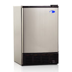 Whynter UIM-155 15" Stainless Steel Built-In Ice Maker - Front View Closed Door