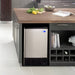 Whynter UIM-155 15" Stainless Steel Built-In Ice Maker - installed under a kitchen counter