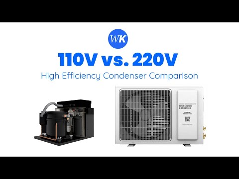 Comparing the 220V High Efficiency Condenser to the 110V Condensing Unit | WhisperKOOL