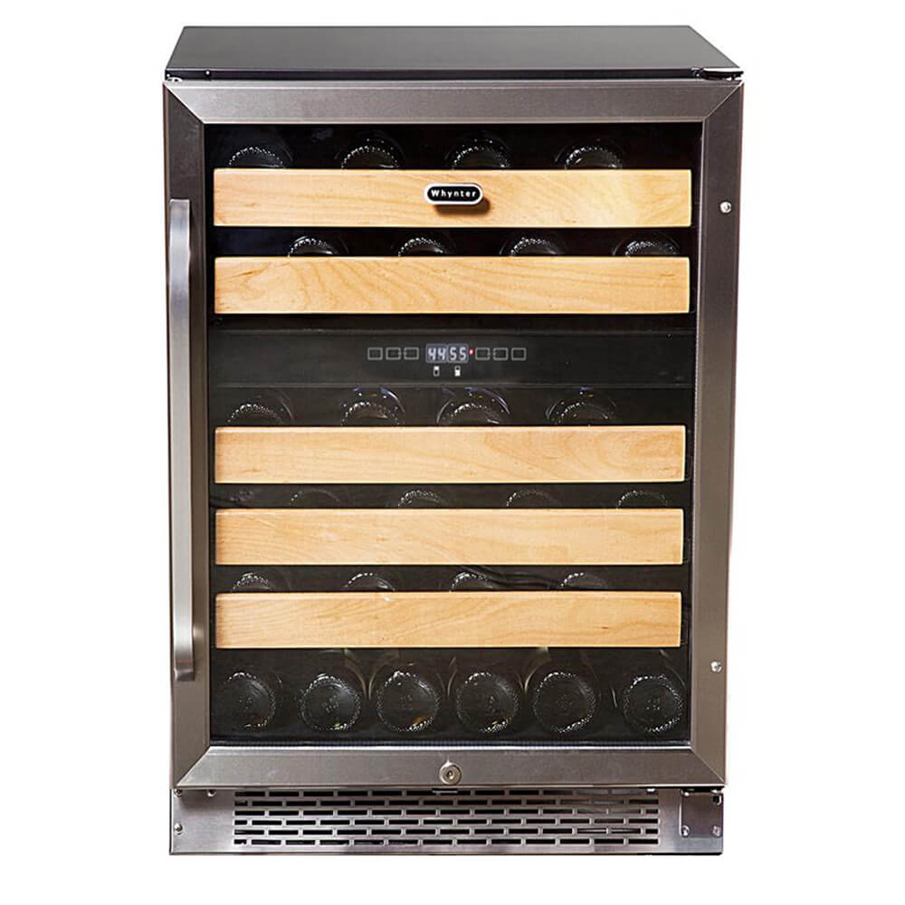 Whynter 46 bottle Dual Temperature Zone Built-In Wine Refrigerator