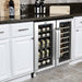 Whynter 20-Bottle/60-Can Undercounter Wine and Beverage Cooler - BWB-2060FDS,BWB-2060FDS