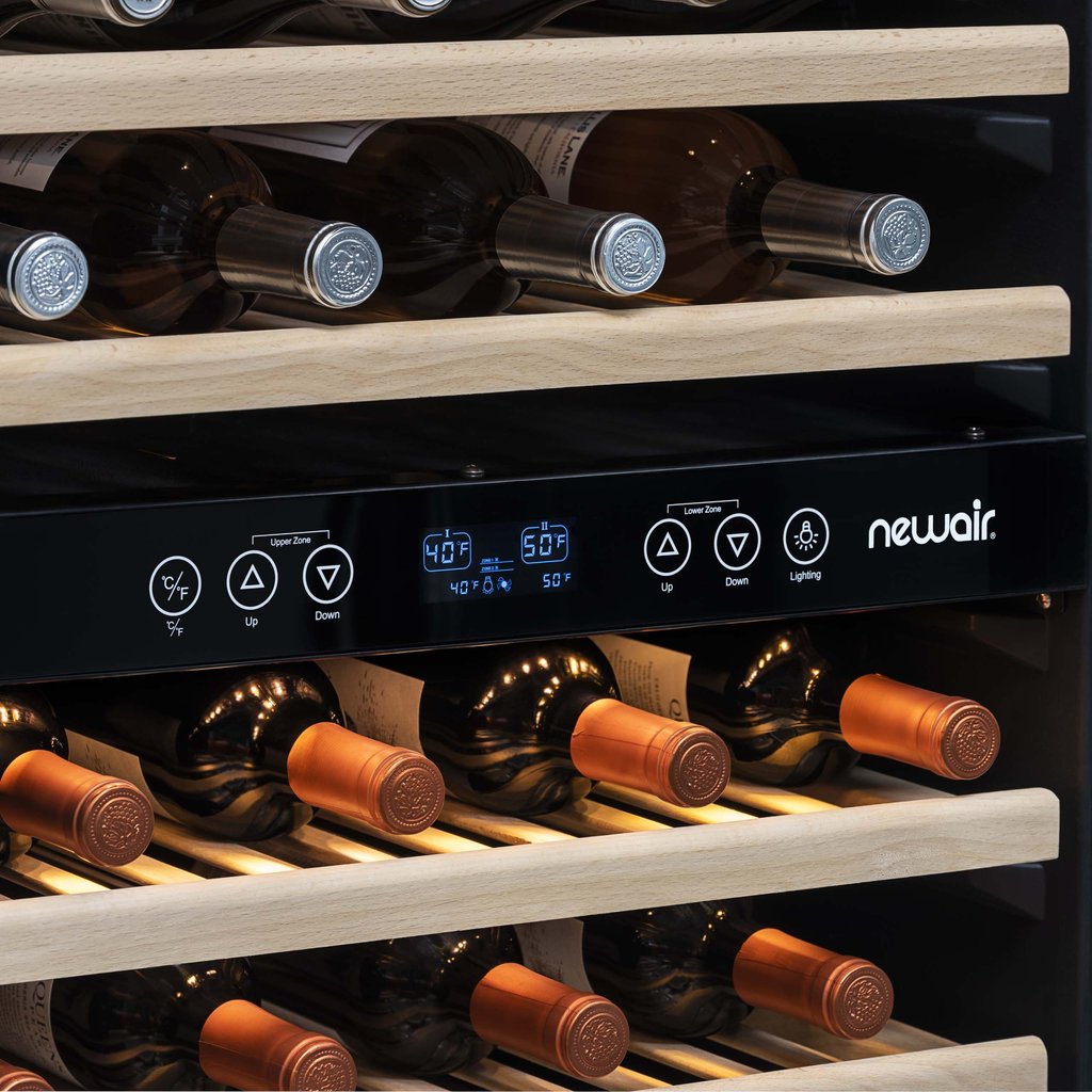 NewAir 27” Built-in 116 Bottle Dual Zone Compressor Wine Fridge