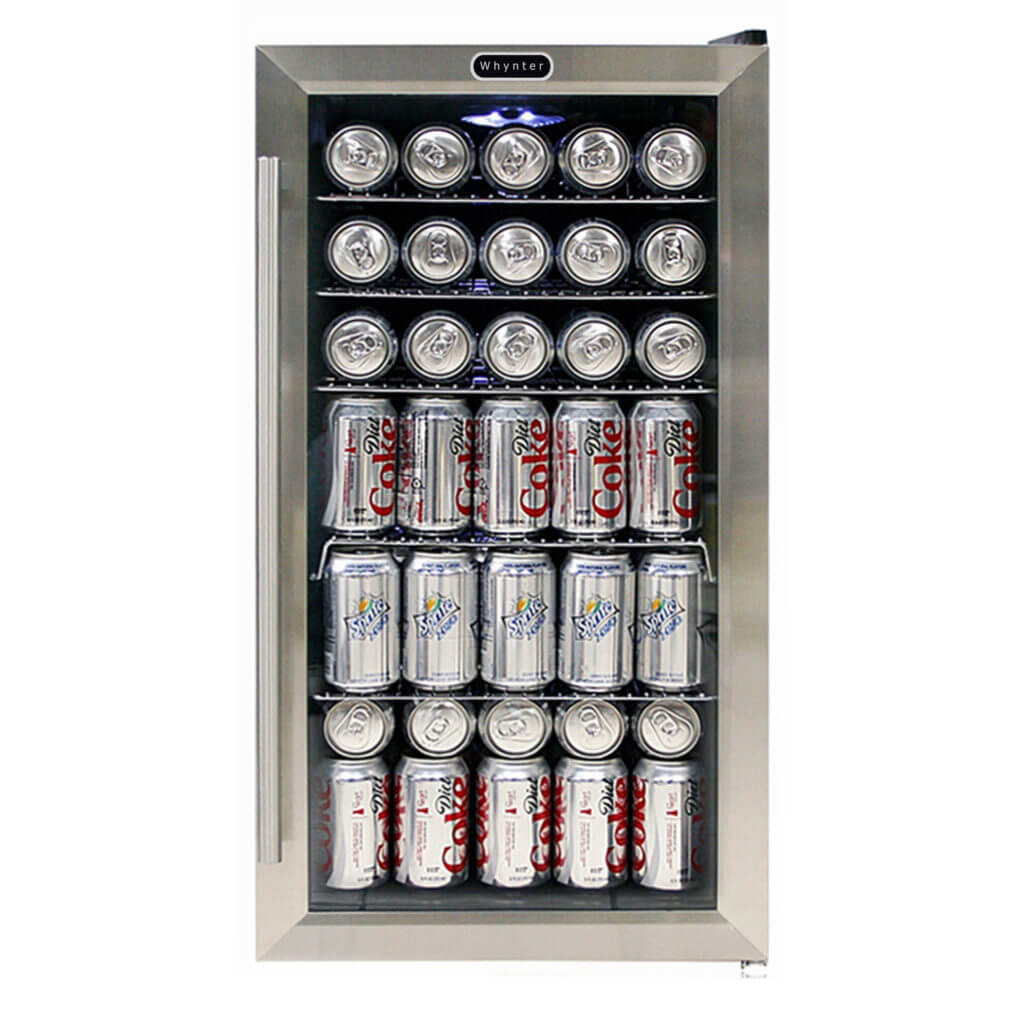 Whynter Beverage Refrigerator - Stainless Steel