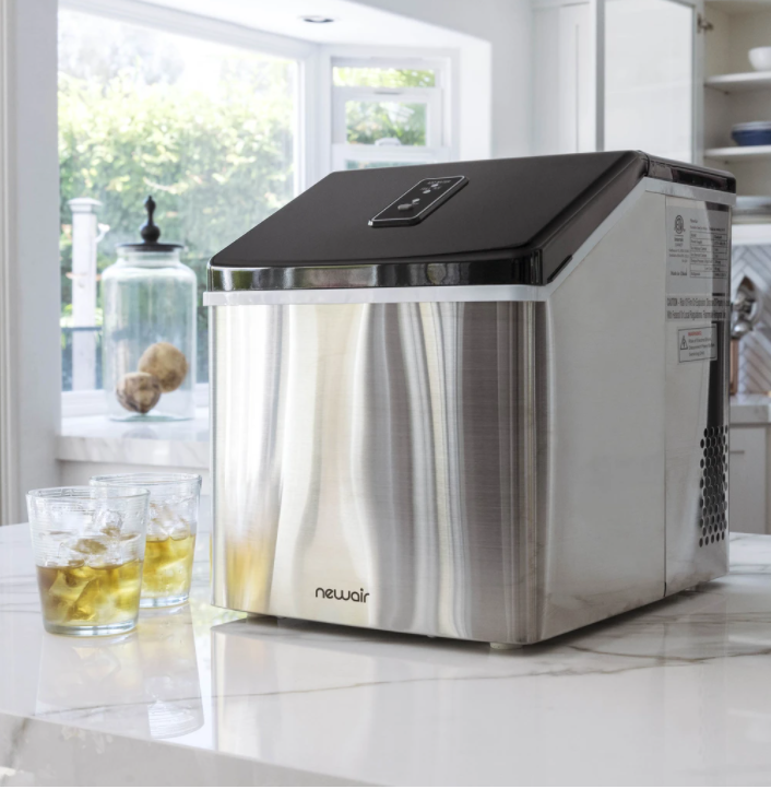 NewAir Countertop Clear Ice Maker, 40 lbs. of Ice a Day