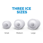NewAir Countertop Ice Maker, 28 lbs. of Ice a Day, 3 Ice Sizes