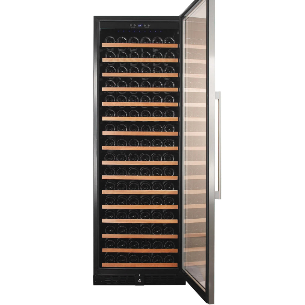 Smith-and-Hanks-166-bottle-Wine-Refrigerator-Single-Zone-RW428SR-Stainless-Steel-front-open_1280x2048_ab6a1965-d023-4e3d-8e63-e1b90e4f9270