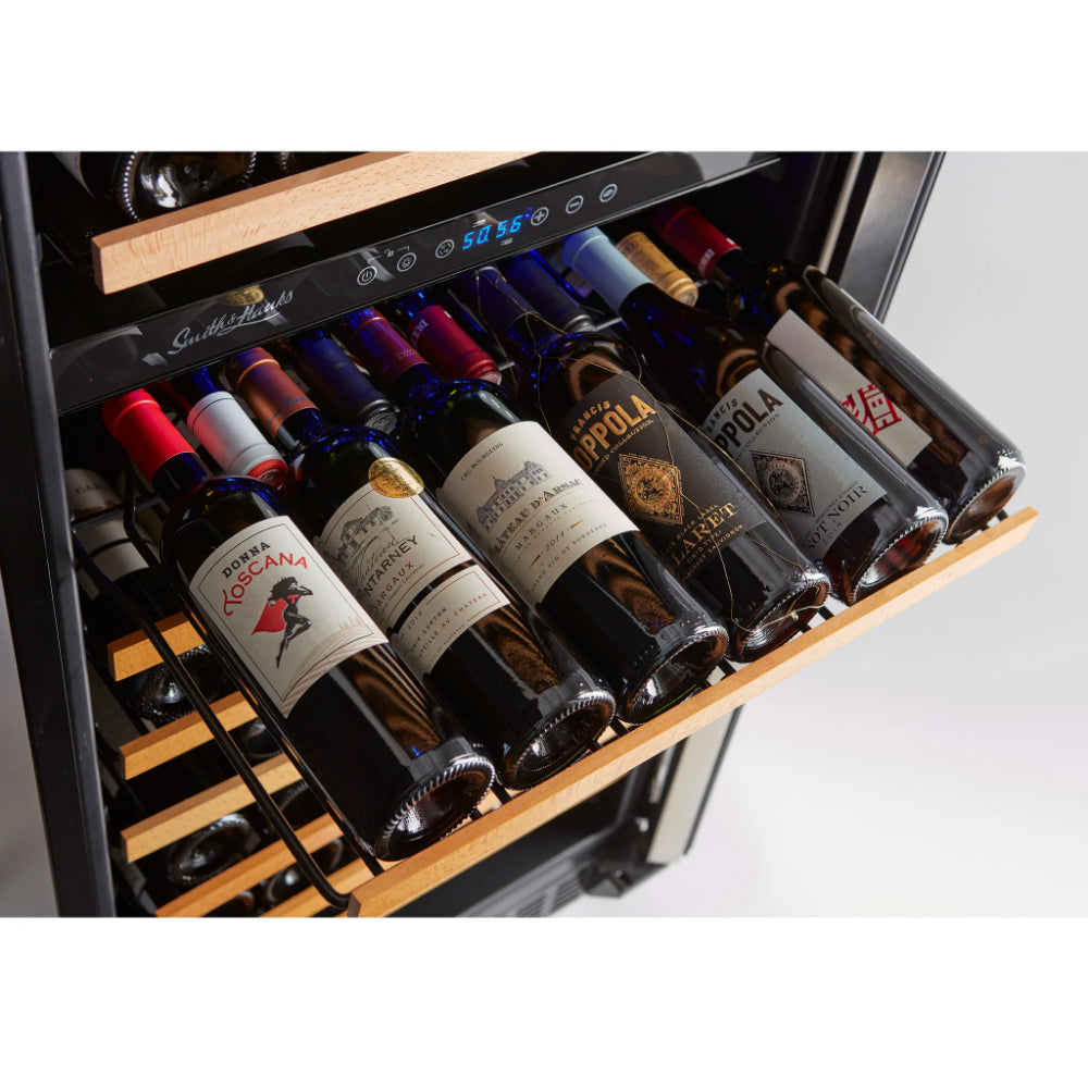 Smith-and-Hanks-166-bottle-Wine-Refrigerator-dual-zone-RW428DR-Stainless-Steel-shelf-out-3_2048x2048_0aefd67e-d299-46a8-ae7b-417b17f7a87f