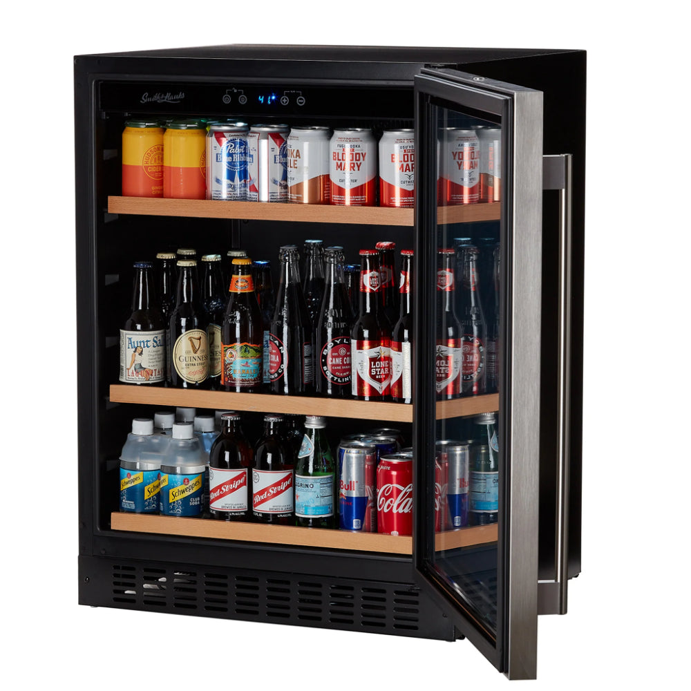 Smith-and-Hanks-176-can-beverage-cooler-single-zone-BEV145DRE-premium-seamless-stainless-angle-open_2048x2048_d94baea3-ac87-464d-9df8-45997642353f