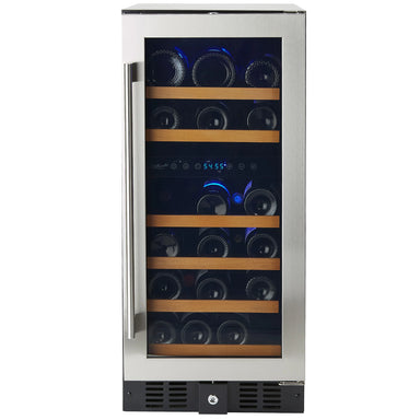 Smith-and-Hanks-32-bottle-wine-cooler-dual-zone-RW88DRE-premium-seamless-stainless-steel-front_2033x2033_e36fc33b-6a07-4644-971a-d059d7b234cf