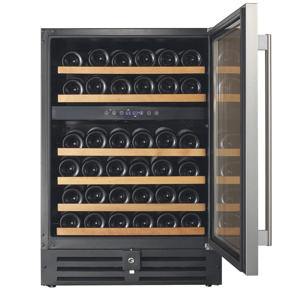 Smith-and-Hanks-46-bottle-Wine-Cooler-dual-zone-RW145DR-Stainless-Steel-open_2048x2048_7c66c255-cf9f-4c67-a001-43e661a1df47