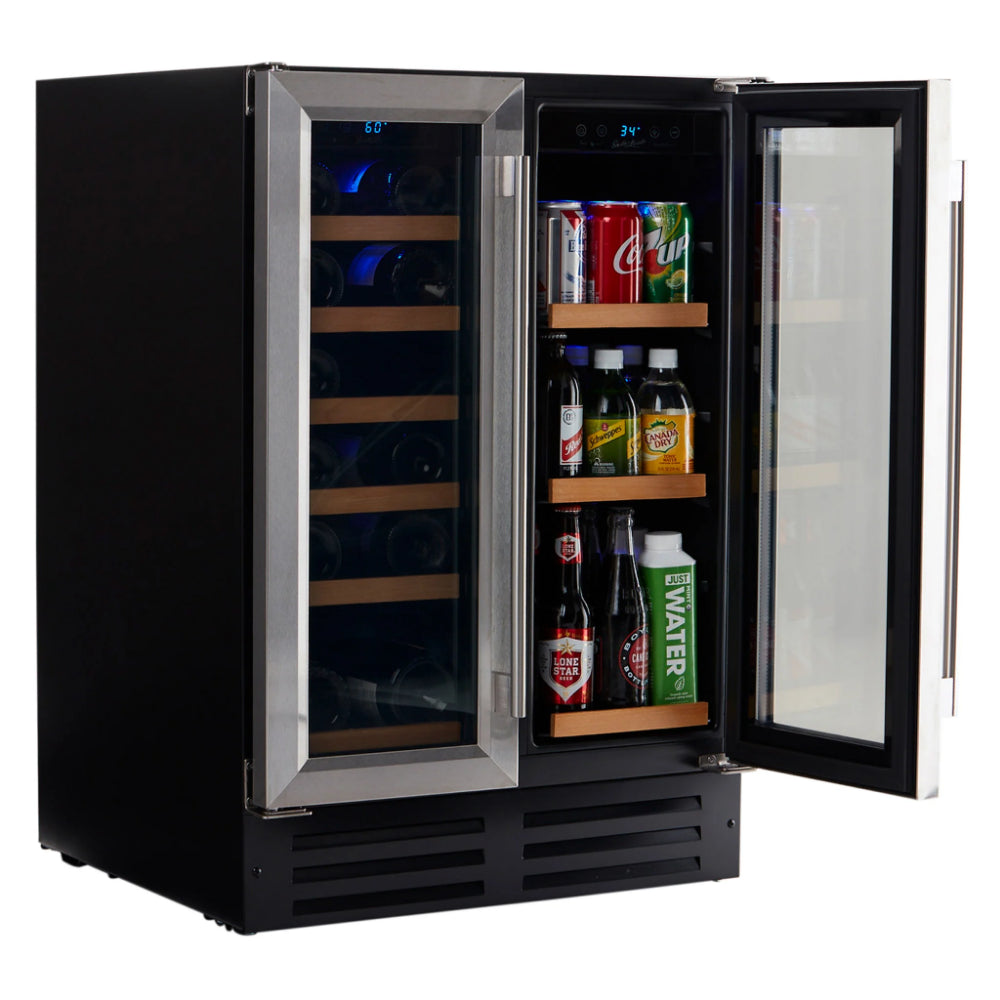 Edgestar 24 inch wine and deals beverage cooler